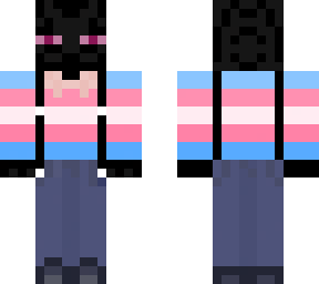 trans pride enderman