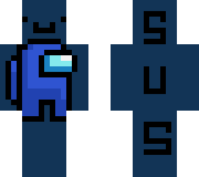 among us hero (blue)