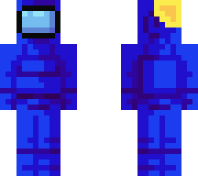 blue with crown