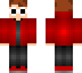 boy in red hoodie with clout goggles