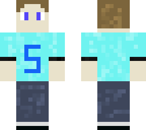 boy with cyan shirt