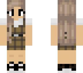 brown checkered overals