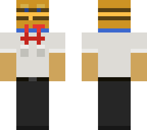 burger worker: butterfly