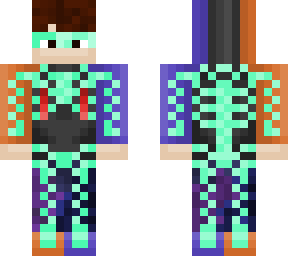 my minecraft skin - switch boy (halloween)