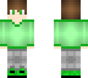 potential return! pale green sweater