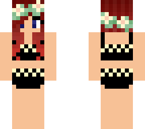 redhead girl in swimsuit