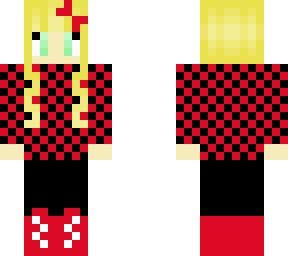 skintober day 19 blond haired girl with checkered shirt