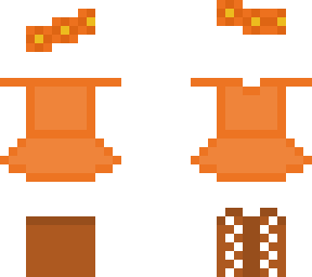 skintober day 3 - pumpkin dress