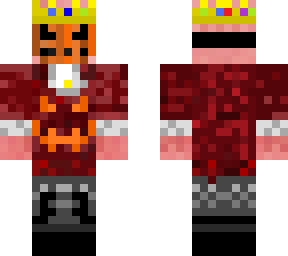 technoblade halloween skin, pumpkin 2