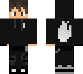 white fire hoodie boy