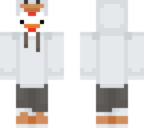 a chicken in a chicken hoodie classic