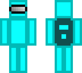 among us cyan