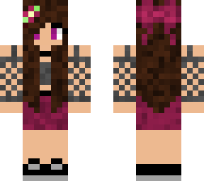 belle semi-rebellious brown hair