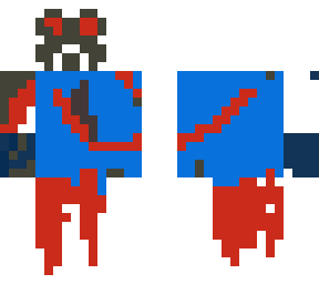 bloody muddy monster 1st skin getting better as i go pls dont be mad at it