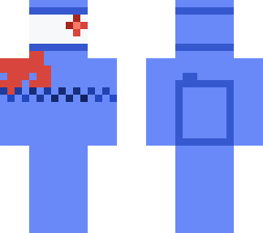 blue among us imposter (blood version)
