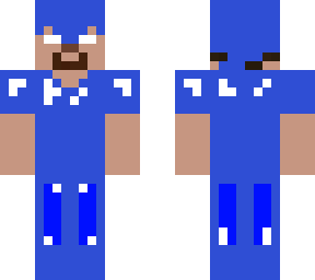 blue herobrine armor