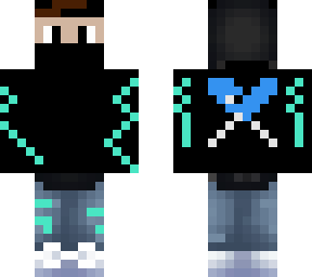 blue lighting spotted masked boy