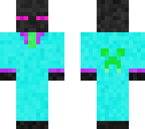blue suit enderman