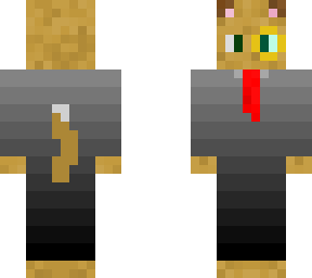cat in a suit shaded