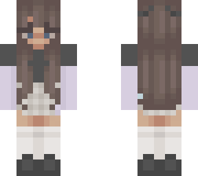 cute egirl (edited purple sleeves) - not mine