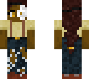 fall girl with skeleton mask