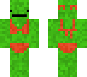 green boi with red