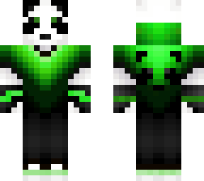 green fightmode panda