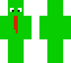 green guy with a tie
