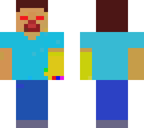 herobrine with infinity gauntlet