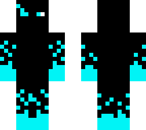 light blue flame