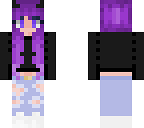 modern demon girl