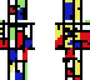 mondrian style except it's not mondrian style