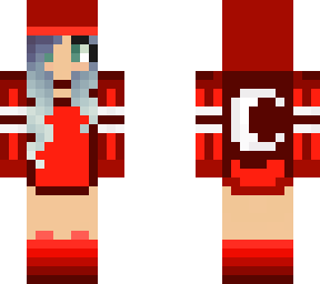 moon red stone armor girl
