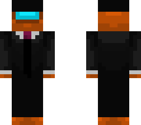 orange tux among us spaceman