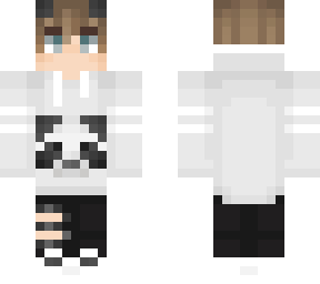 panda boy with hoddie
