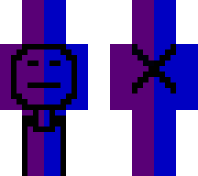 purple and blue guy
