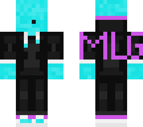 purple and light blue theme mlg slime (for blender)