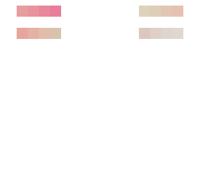 random warm color pallette