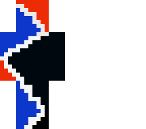 red/white/black/blue vortex