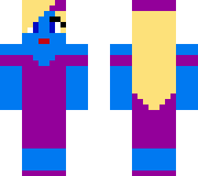 smurfette in purple