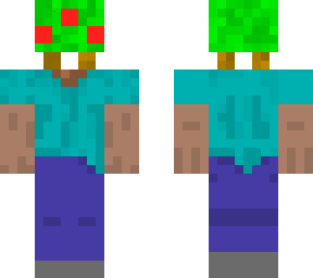 steve with a metroid on his head