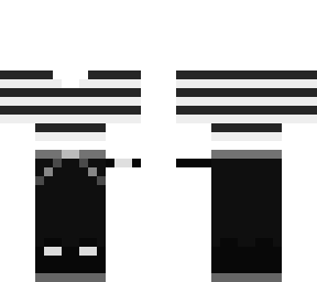 striped goth / e-boy outfit template