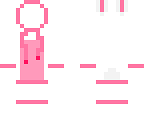 white bunny outfit