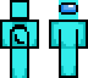 among us cyan