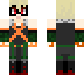 bakugo in combat outfit