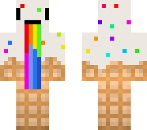 barfing rainbow ice cream