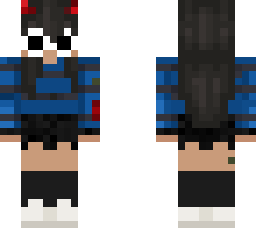 blue demon clout girl