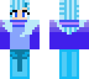 blue girl