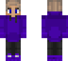 blue purpled