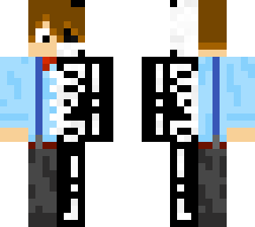 bot tie guy/skeleton